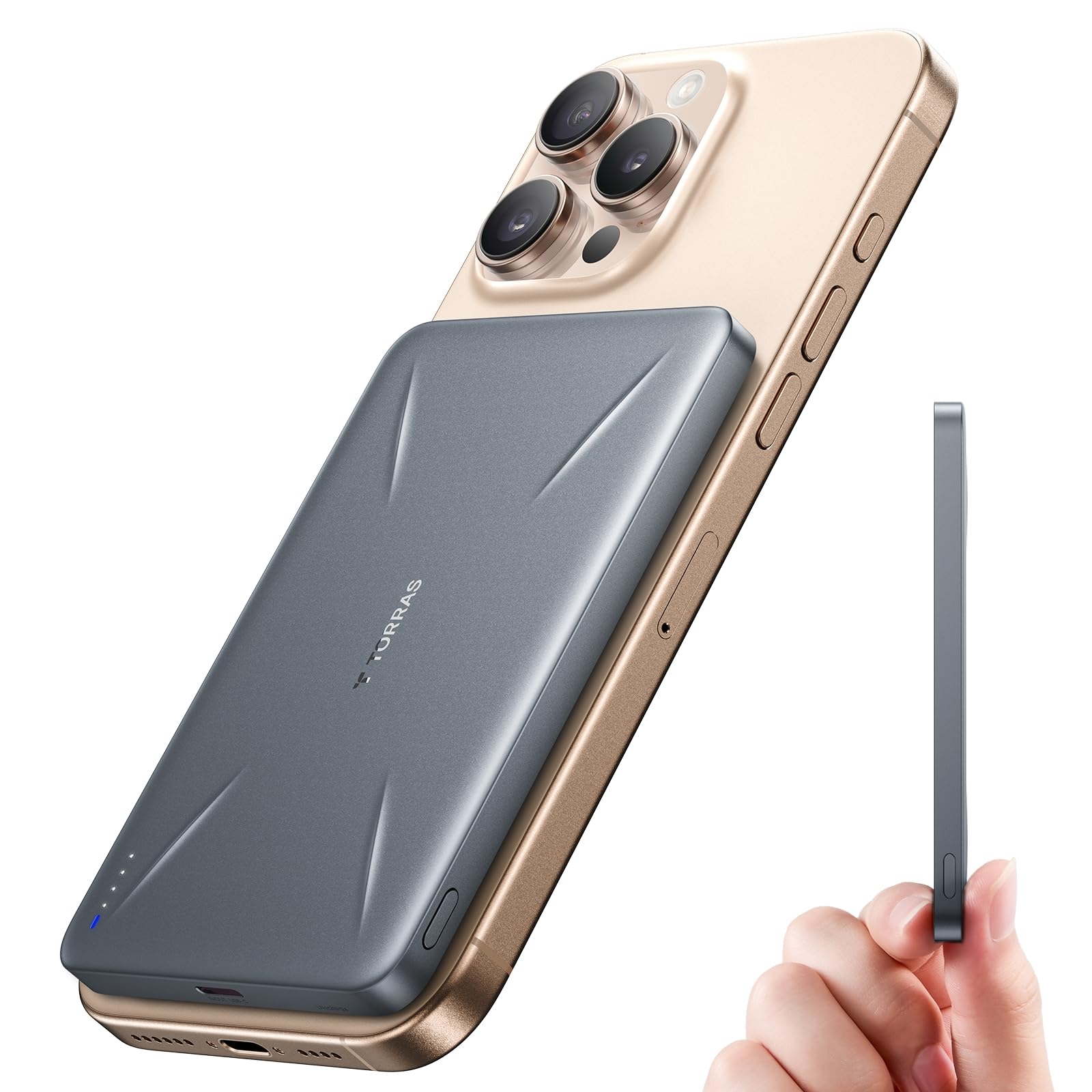 Foto 1 | Cargador Portátil Torras Slatemag De 5.000 Mah Para Iphone - Venta Internacional.