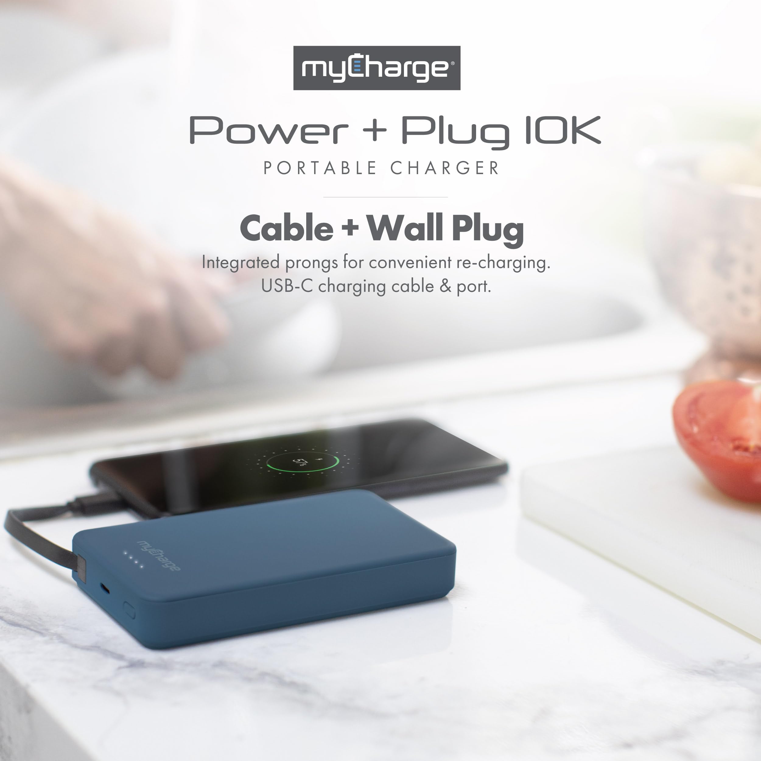 Foto 4 pulgar | Cargador Portátil Mycharge Power + Plug Usb-c De 10.000 Mah - Venta Internacional.