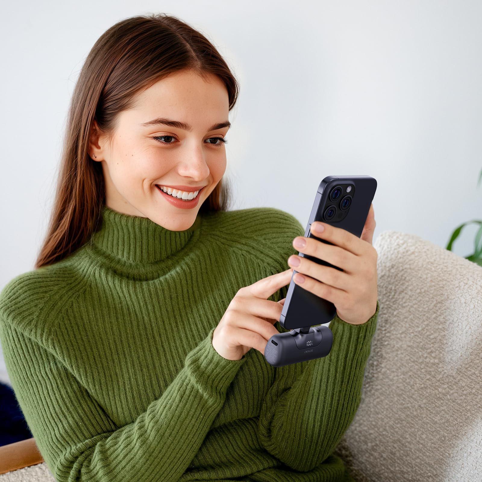 Foto 6 | Cargador Portátil Iwalk 5500 Mah 22,5 W De Carga Rápida Usb-c - Venta Internacional.