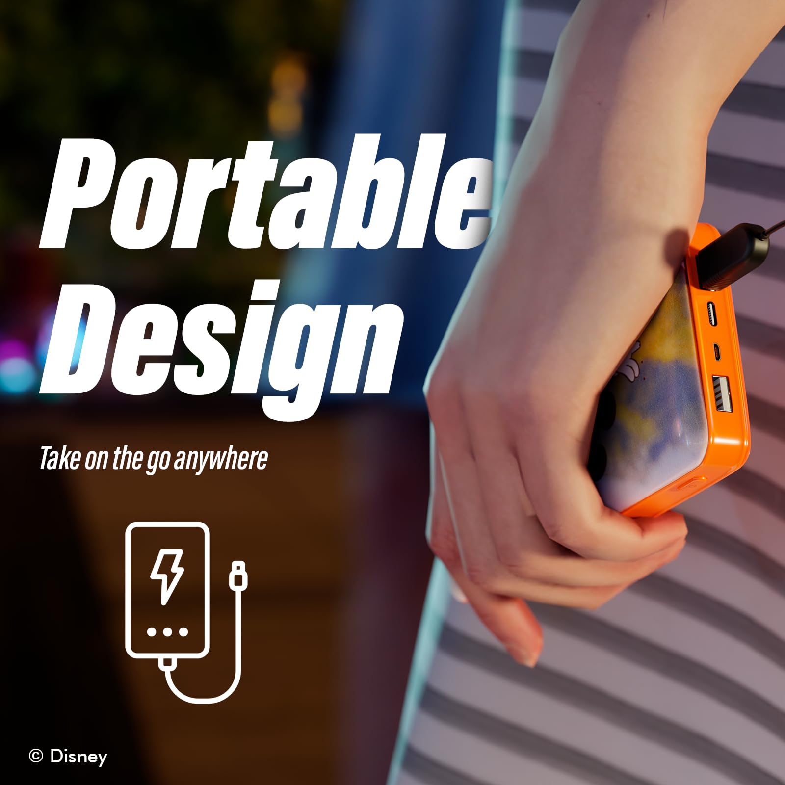 Foto 4 pulgar | Batería Externa Disney Mickey Mouse Y Sus Amigos De 10.000 Mah - Venta Internacional.