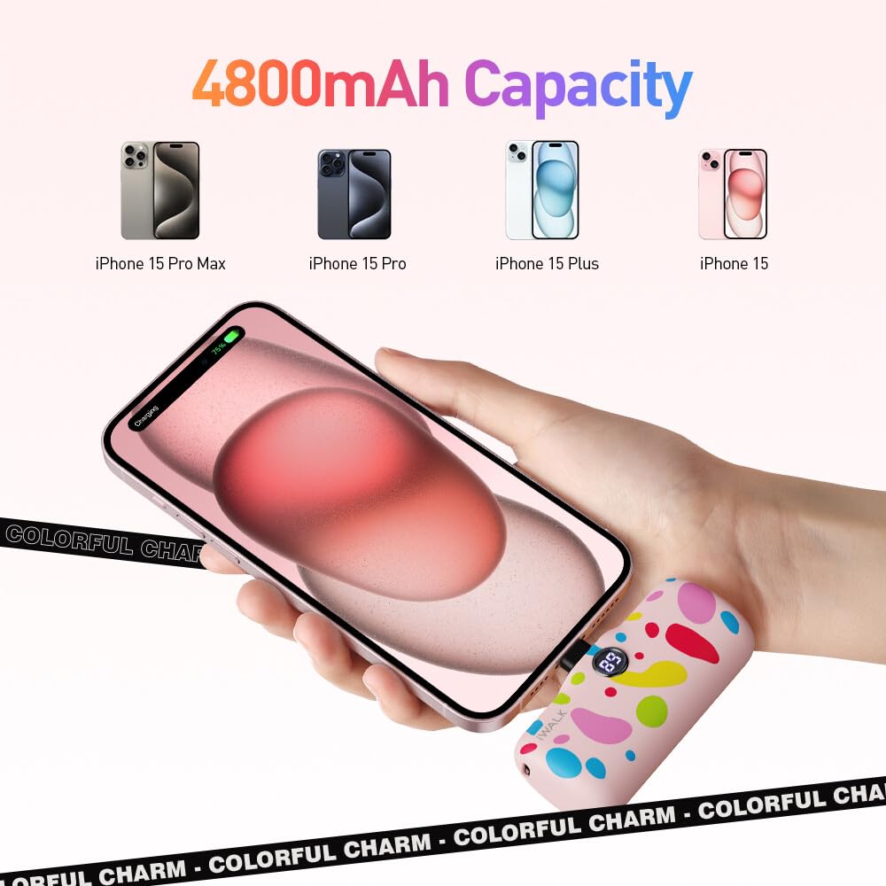Foto 3 | Cargador Portátil Iwalk Linkpod Pattern 4800 Mah Con Pd De 20 W - Venta Internacional.