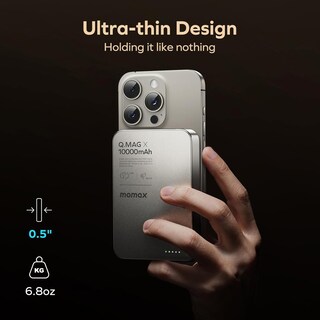 Foto 2 | Banco De Energía Magnético Momax De 10000 Mah Y 20 W De Carga Rápida - Venta Internacional.