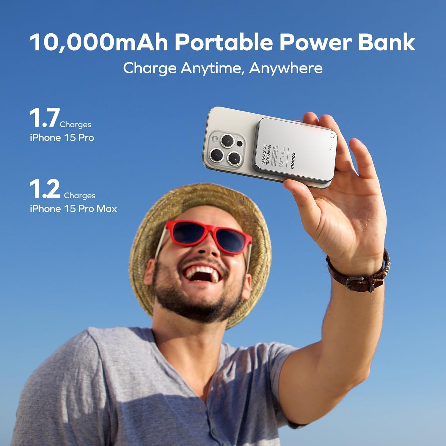 Foto 4 pulgar | Banco De Energía Magnético Momax De 10000 Mah Y 20 W De Carga Rápida - Venta Internacional.