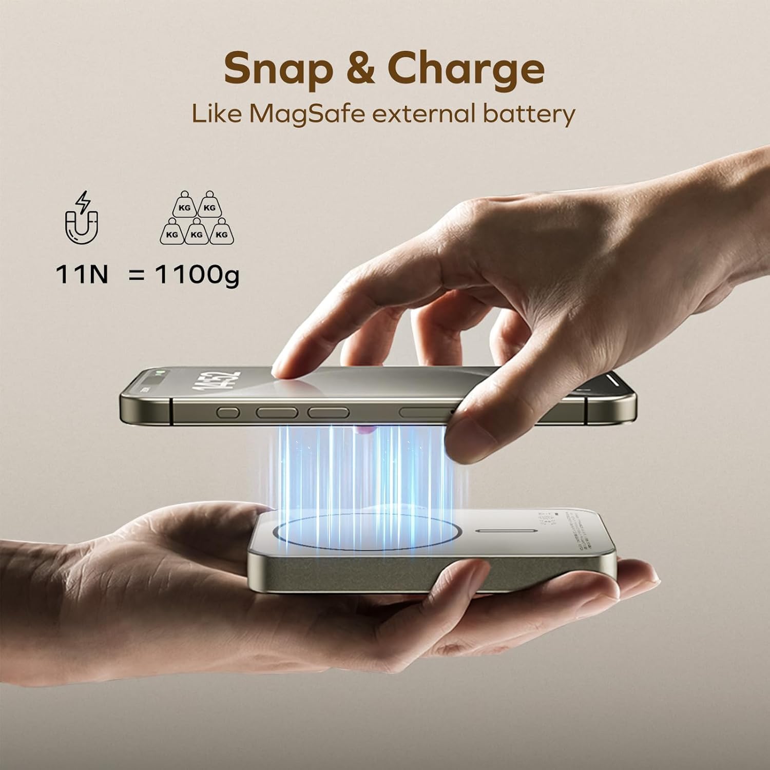 Foto 5 pulgar | Banco De Energía Magnético Momax De 10000 Mah Y 20 W De Carga Rápida - Venta Internacional.