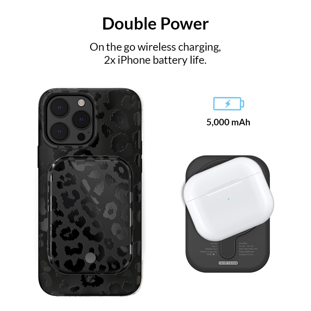 Foto 3 | Paquete De Baterías Velvet Caviar Compatible Con Magsafe 5000 Mah - Venta Internacional.