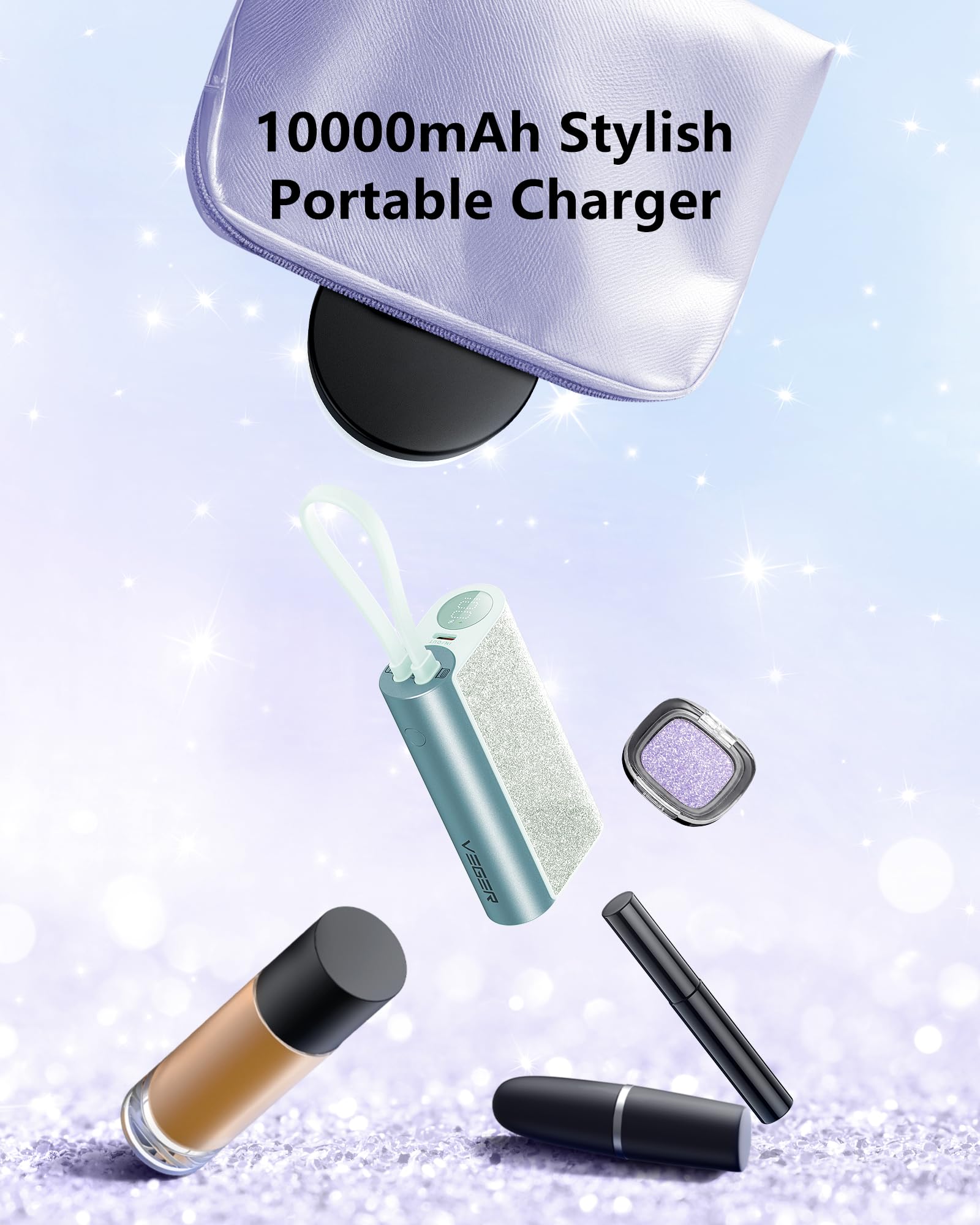 Foto 3 pulgar | Cargador Portátil Compacto Power Bank Veger De 10000 Mah Y 20 W - Venta Internacional.