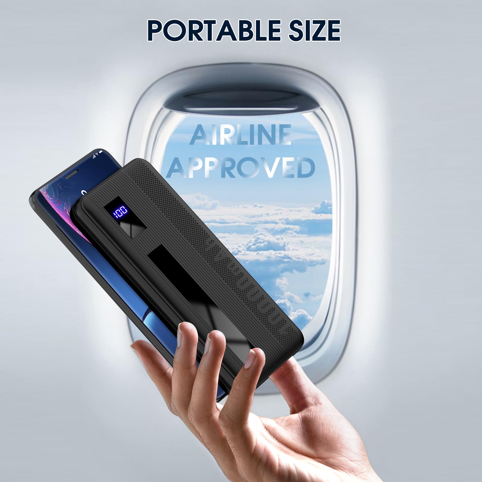 Foto 6 | Cargador Portátil Dbasne De 10000 Mah Power Bank De Carga Rápida - Venta Internacional.