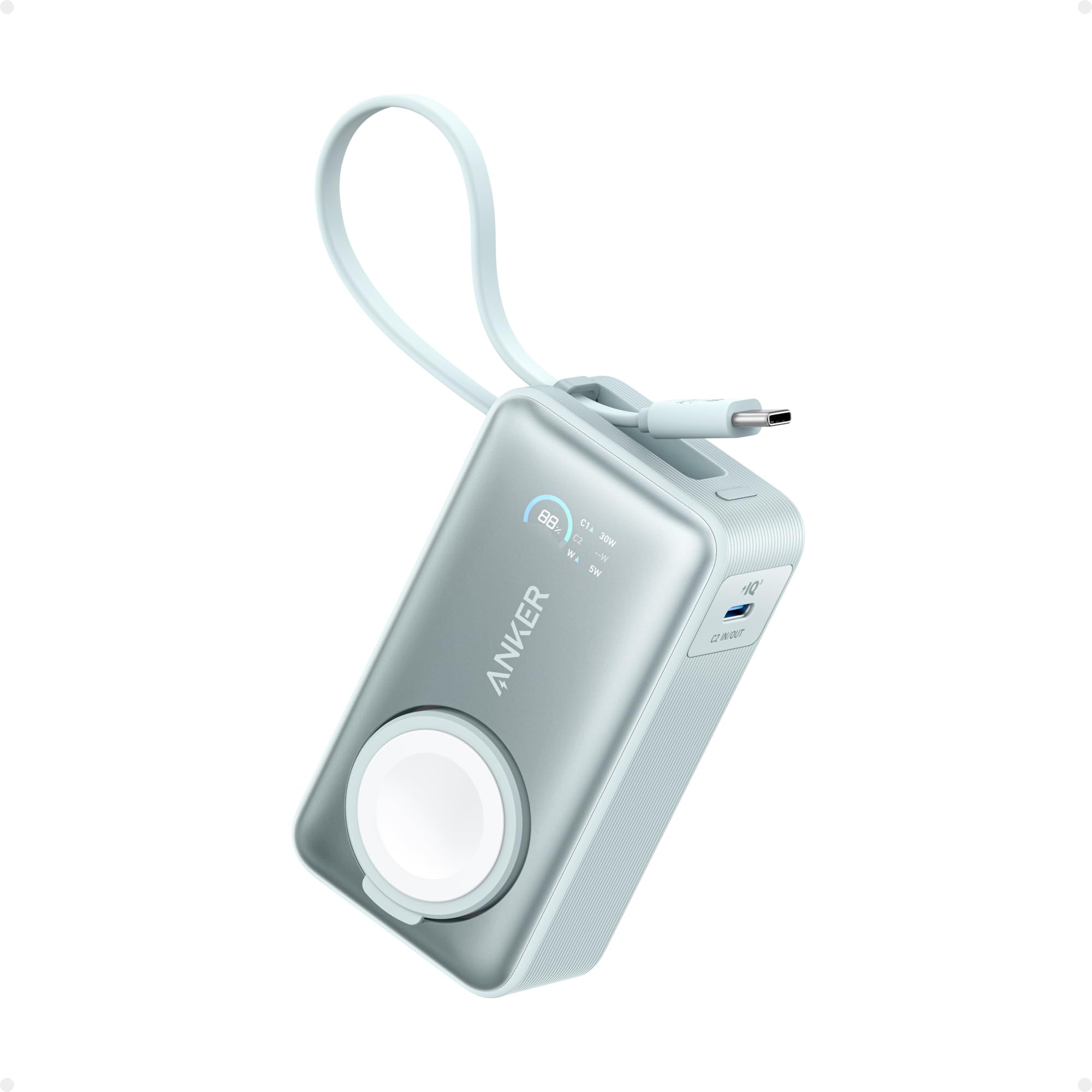 Foto 2 pulgar | Batería Externa Anker Maggo De 10.000 Mah Con Cable Usb-c Para Apple Watch - Venta Internacional.