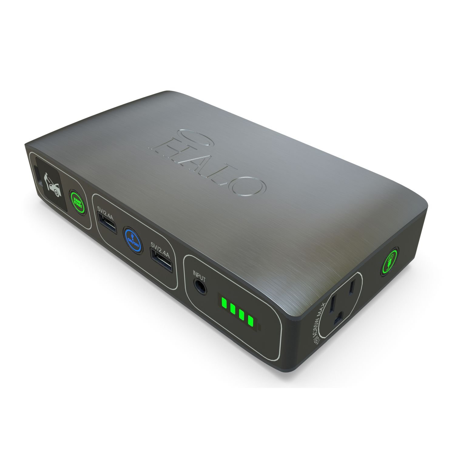 Foto 2 pulgar | Cargador Portátil Para Coche Jump Starter Halo Bolt 58830 Mah, Color Gris - Venta Internacional.