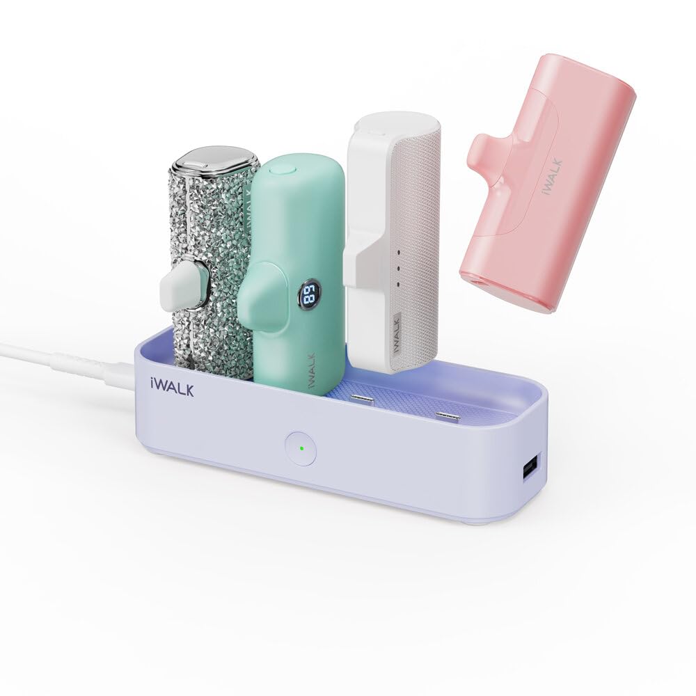 Foto 2 pulgar | Estación De Carga Iwalk Linkpod Para Iphone 3350-5000 Mah, Color Morado - Venta Internacional.