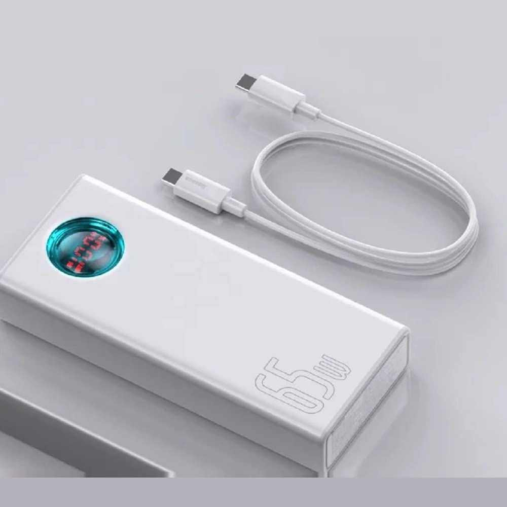 Foto 3 pulgar | Cargador Portátil Power Bank Baseus De 30 000 Mah Y 65 W, Color Blanco - Venta Internacional.