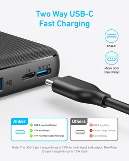 Foto 3 | Power Bank Anker Powercore 10k 10 000 Mah - Venta Internacional