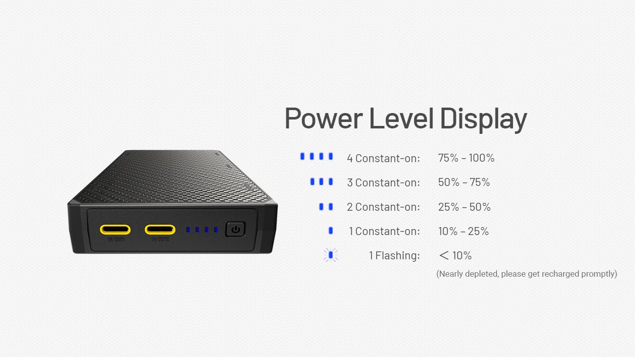 Foto 6 | Power Bank Nitecore Nb20000 Gen 3 De 20000 Mah Con Cable Usb-c - Venta Internacional.