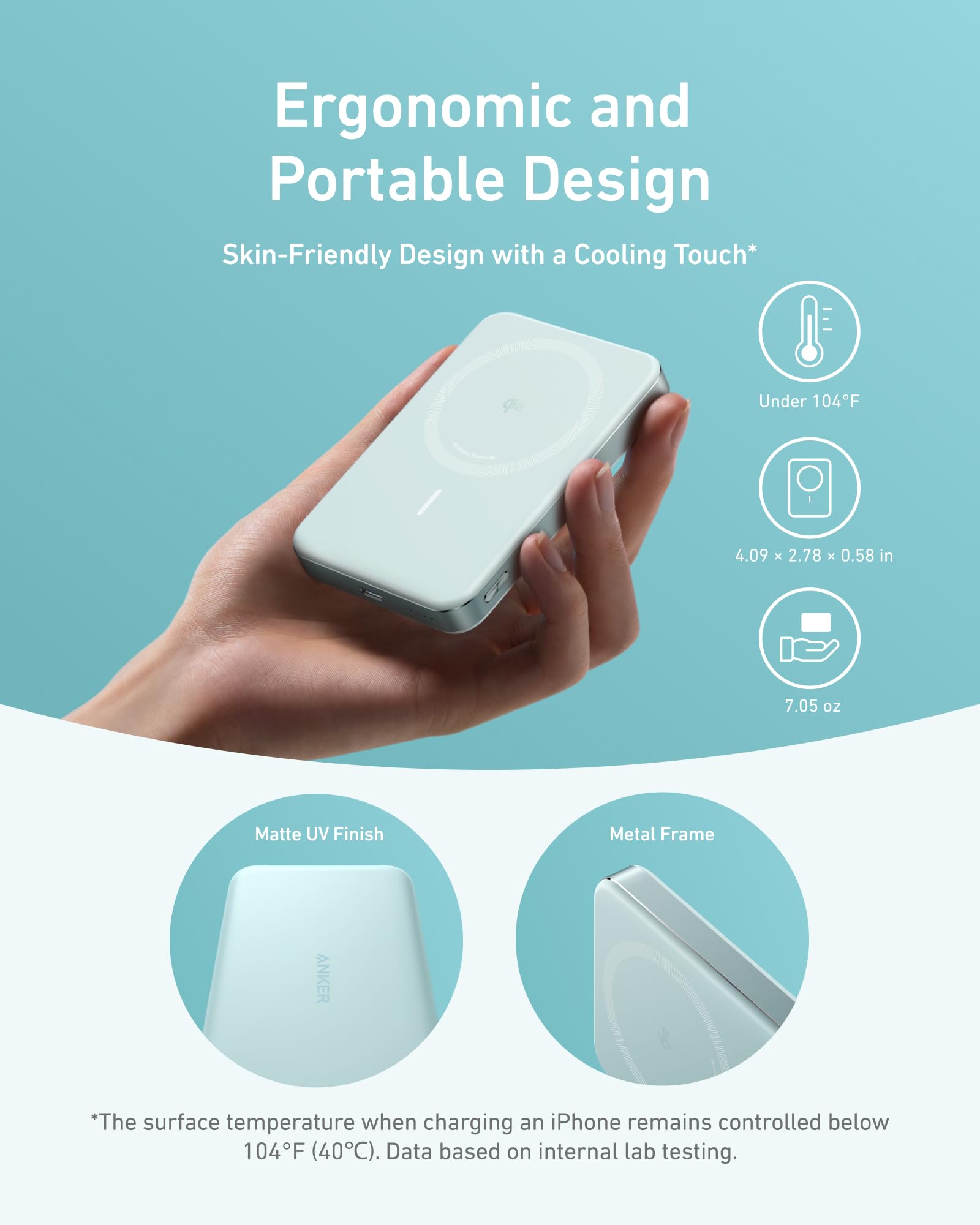 Foto 5 pulgar | Power Bank Anker Maggo De 10.000 Mah Con Carga Inalámbrica De 15 W - Venta Internacional.