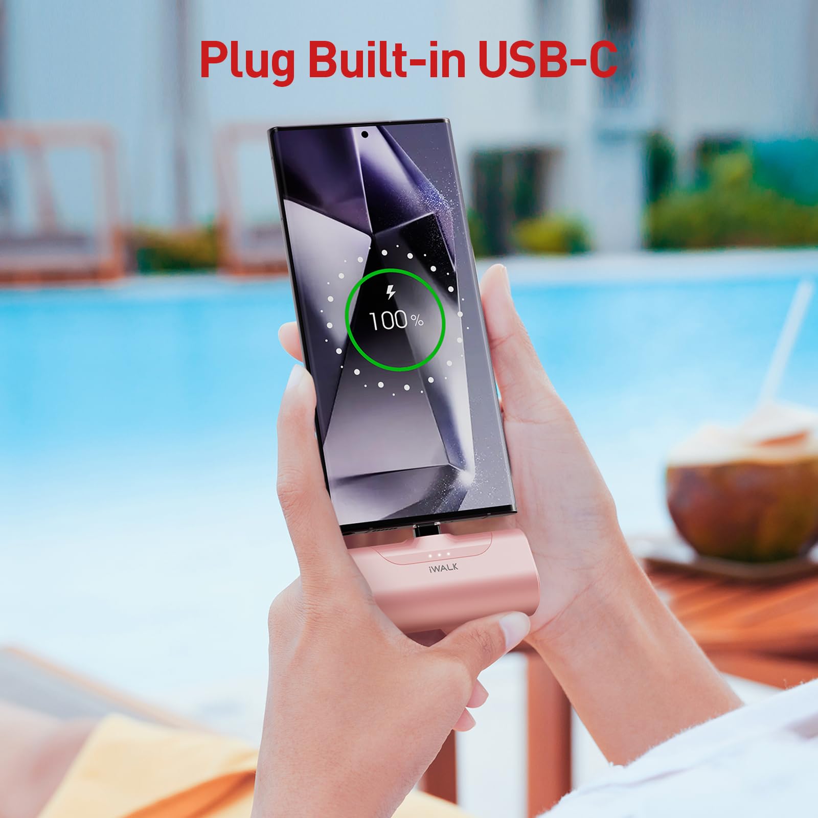 Foto 4 pulgar | Cargador Portátil Iwalk 4500mah Usb-c Para Iphone Y Android - Venta Internacional.