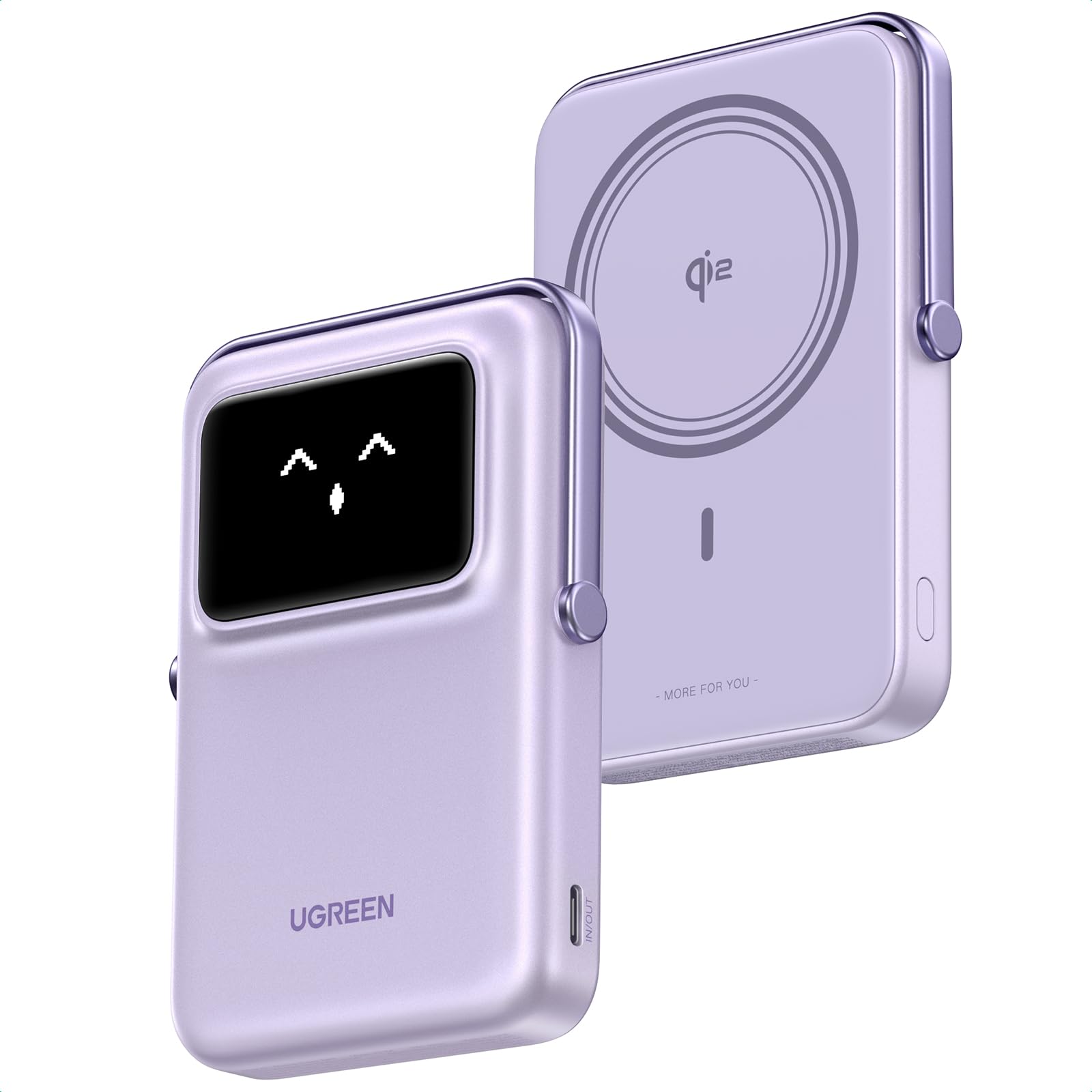 Foto 2 pulgar | Cargador Portátil Ugreen Uno Magsafe 15w 10000mah Púrpura - Venta Internacional.
