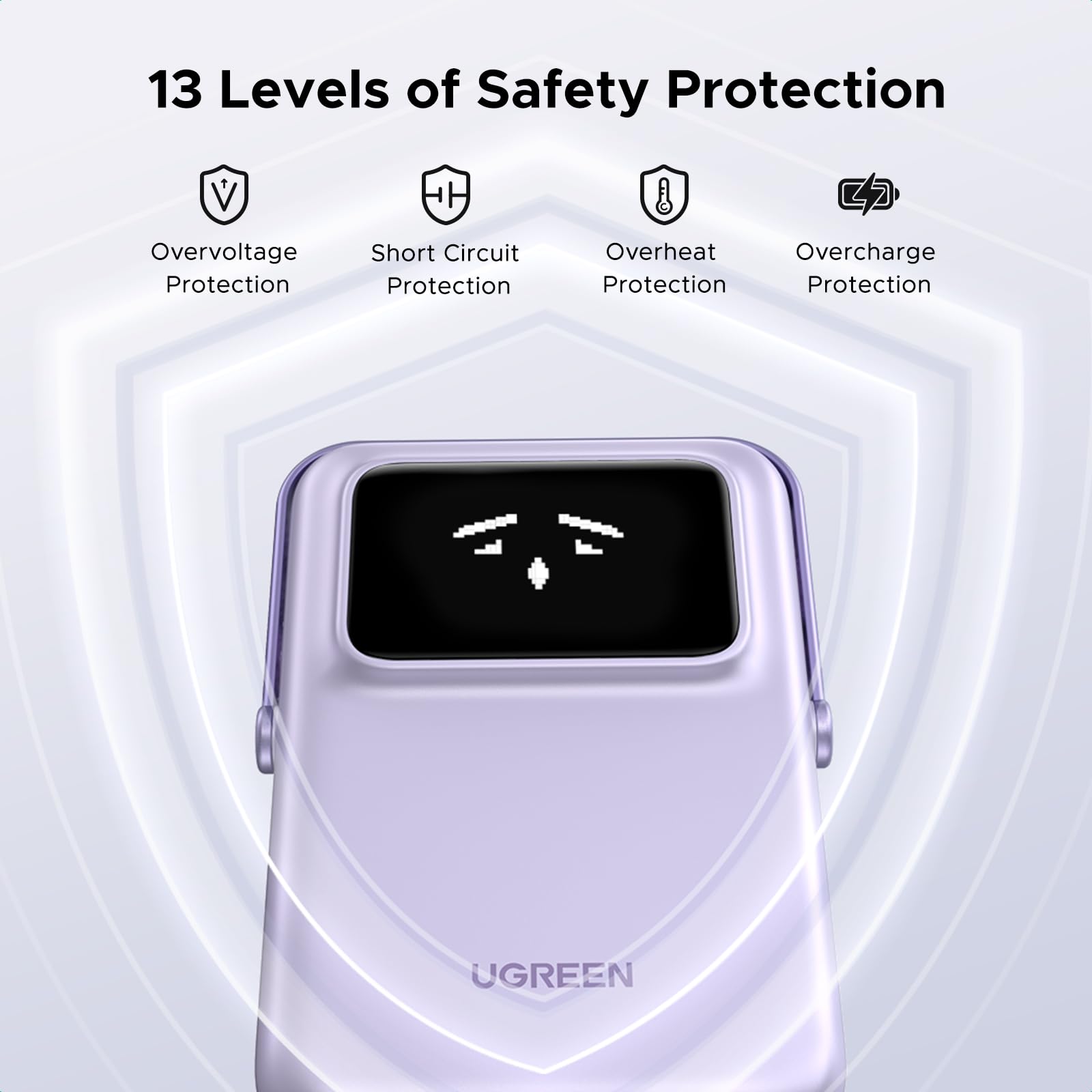 Foto 7 pulgar | Cargador Portátil Ugreen Uno Magsafe 15w 10000mah Púrpura - Venta Internacional.
