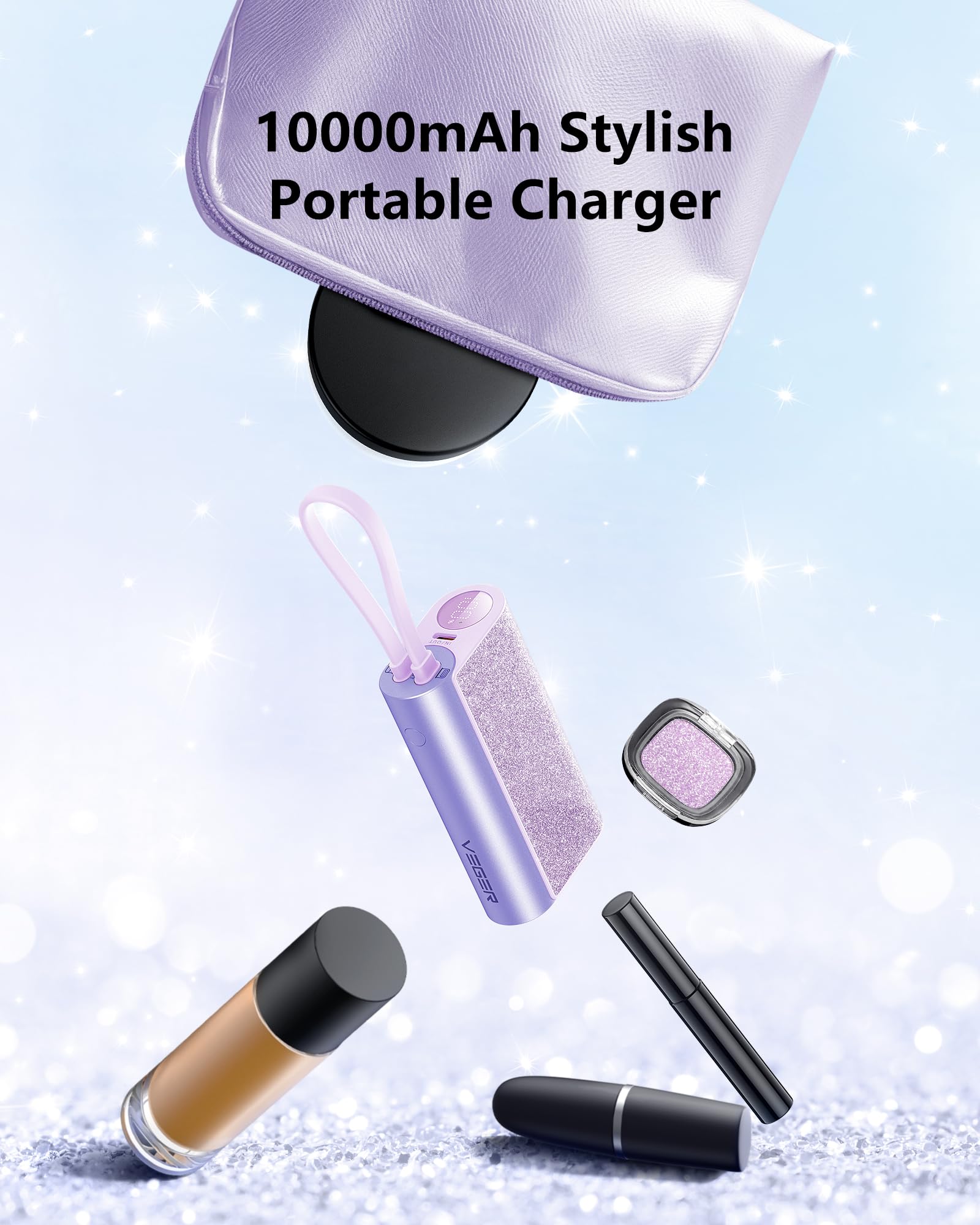 Foto 3 pulgar | Cargador Portátil Compacto Power Bank Veger De 10000 Mah Y 20 W - Venta Internacional.