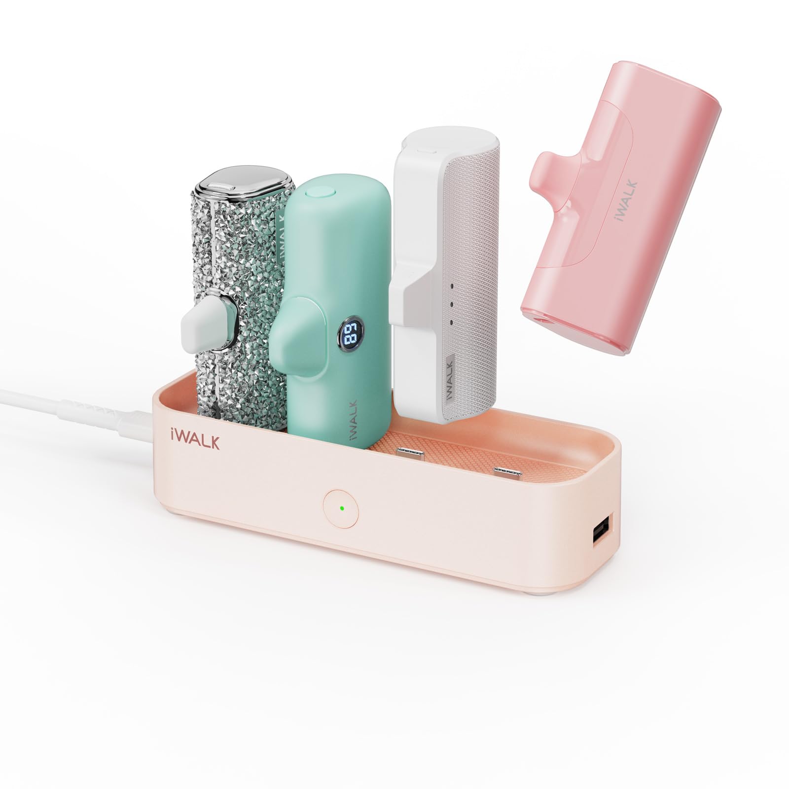 Foto 1 | Estación De Carga Iwalk Linkpod Station Para Power Bank Pink - Venta Internacional.
