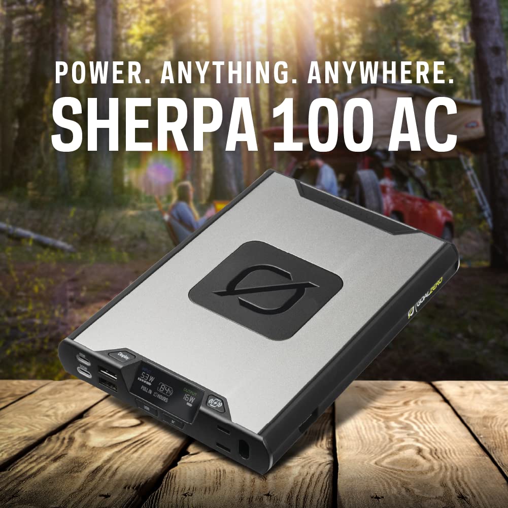 Foto 4 pulgar | Batería Externa Goal Zero Sherpa 100AC 100w Inalámbrica 25600 mAh - Venta Internacional