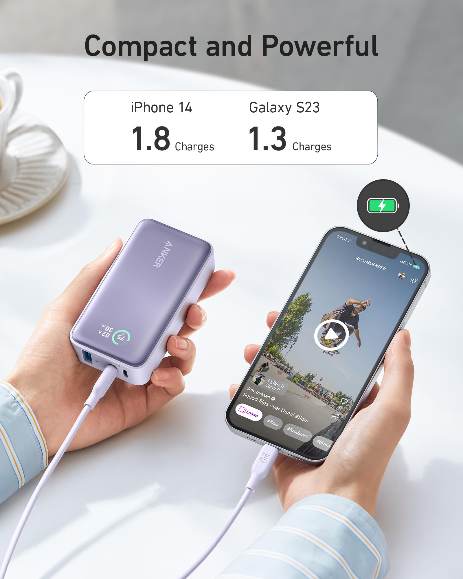 Foto 4 pulgar | Banco De Energía Anker Powercore De 30 W, 10 000 Mah Con Salida Pd De 30 W - Venta Internacional.