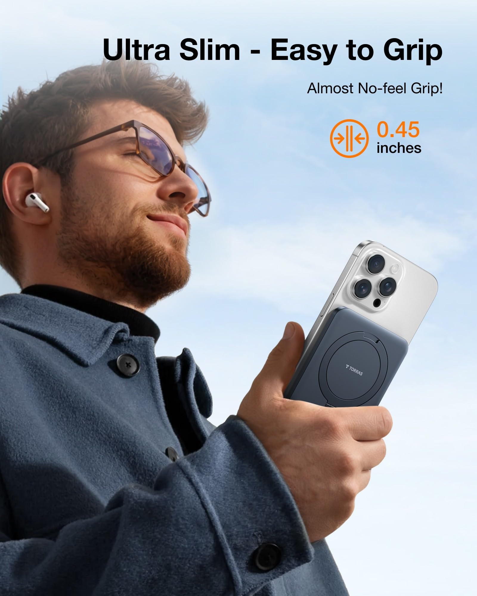 Foto 4 pulgar | Cargador Portátil Power Bank Torras 0.45 Slim 5000mah - Venta Internacional.