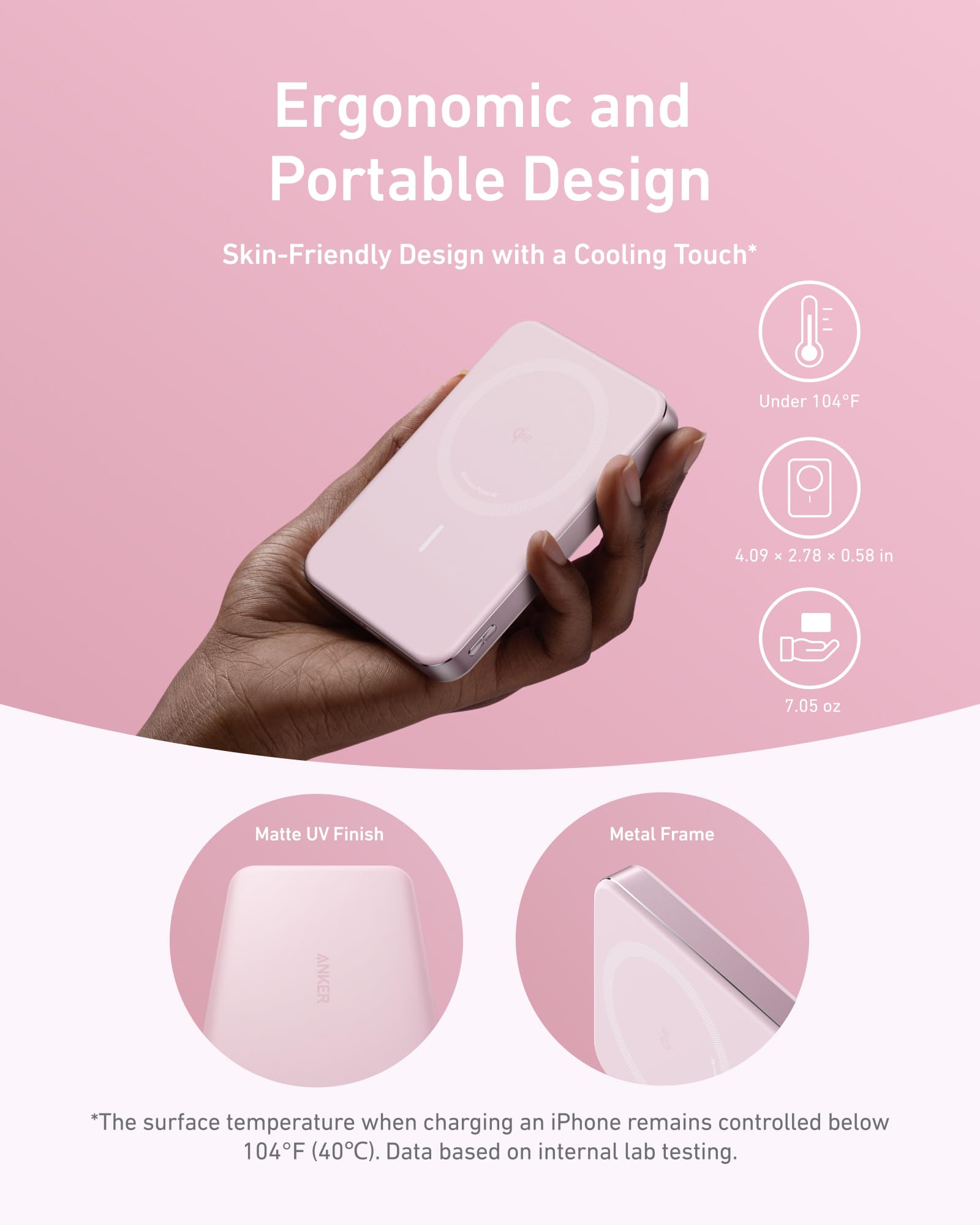 Foto 5 pulgar | Power Bank Anker Maggo De 10.000 Mah Con Carga Inalámbrica De 15 W - Venta Internacional.