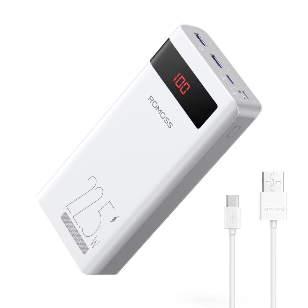 Batería Externa Romoss Sense8pf 30000 Mah 22,5 W Type-c Pd - Venta Internacional.
