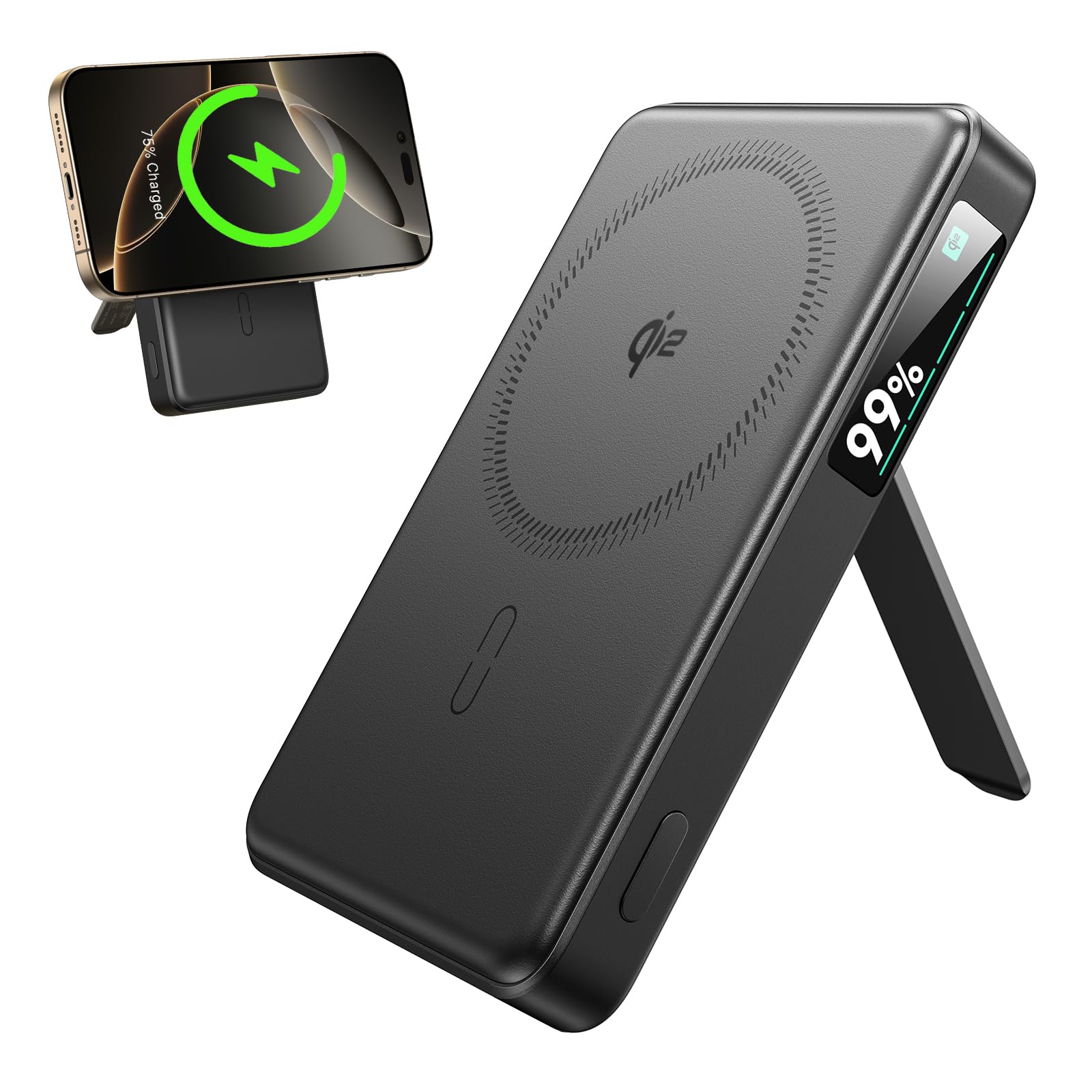 Foto 2 pulgar | Power Bank Esr Magsafe De 10.000 Mah Con Soporte Para Iphone - Venta Internacional.