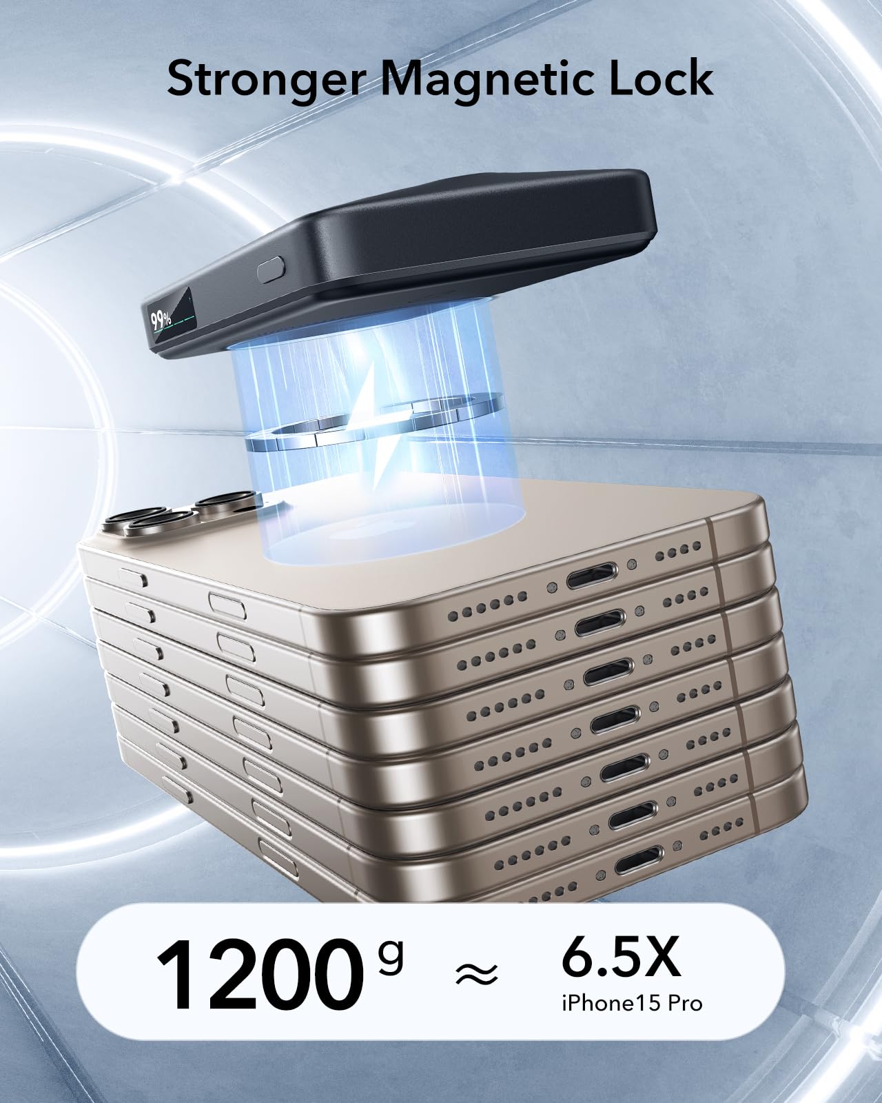 Foto 8 pulgar | Power Bank Esr Magsafe De 10.000 Mah Con Soporte Para Iphone - Venta Internacional.