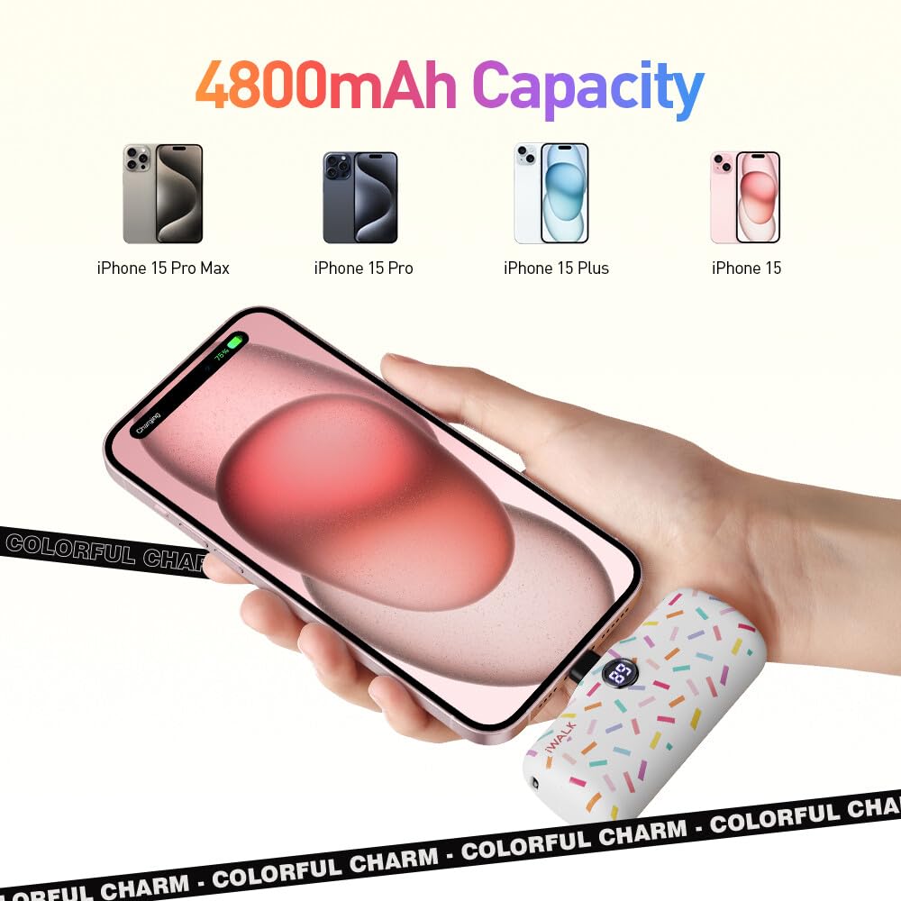 Foto 4 pulgar | Cargador Portátil Iwalk Linkpod Pattern 4800 Mah Con Pd De 20 W - Venta Internacional.