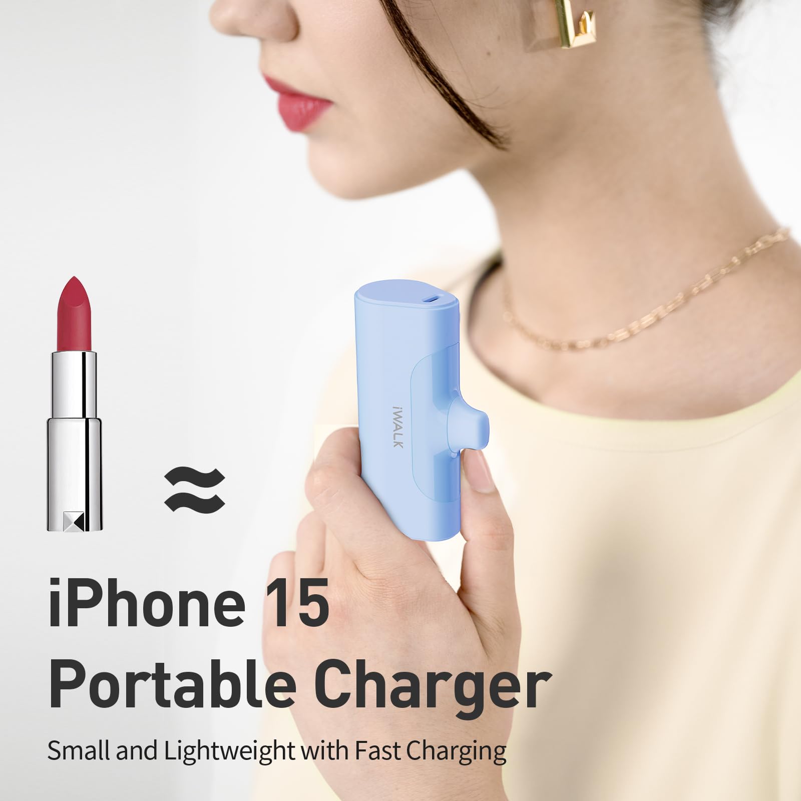 Foto 4 | Cargador Portátil Iwalk Para Iphone 15 4500 Mah Con Usb-c De 20 W - Venta Internacional.