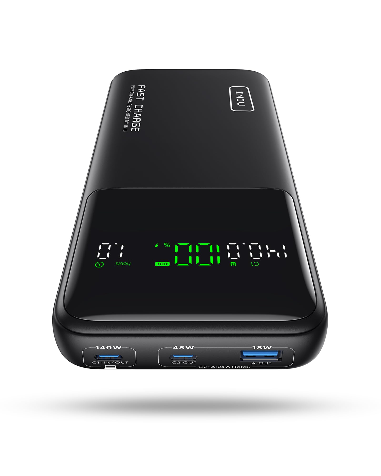 Foto 2 pulgar | Cargador Compacto Power Bank Iniu De 25000 Mah Y 140 W, Usb-c/a - Venta Internacional.