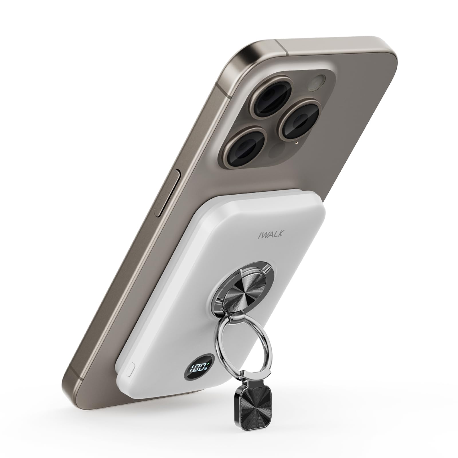 Foto 2 pulgar | Cargador Portátil Iwalk Magnetic De 10.000 Mah Para Iphone Con Soporte - Venta Internacional.