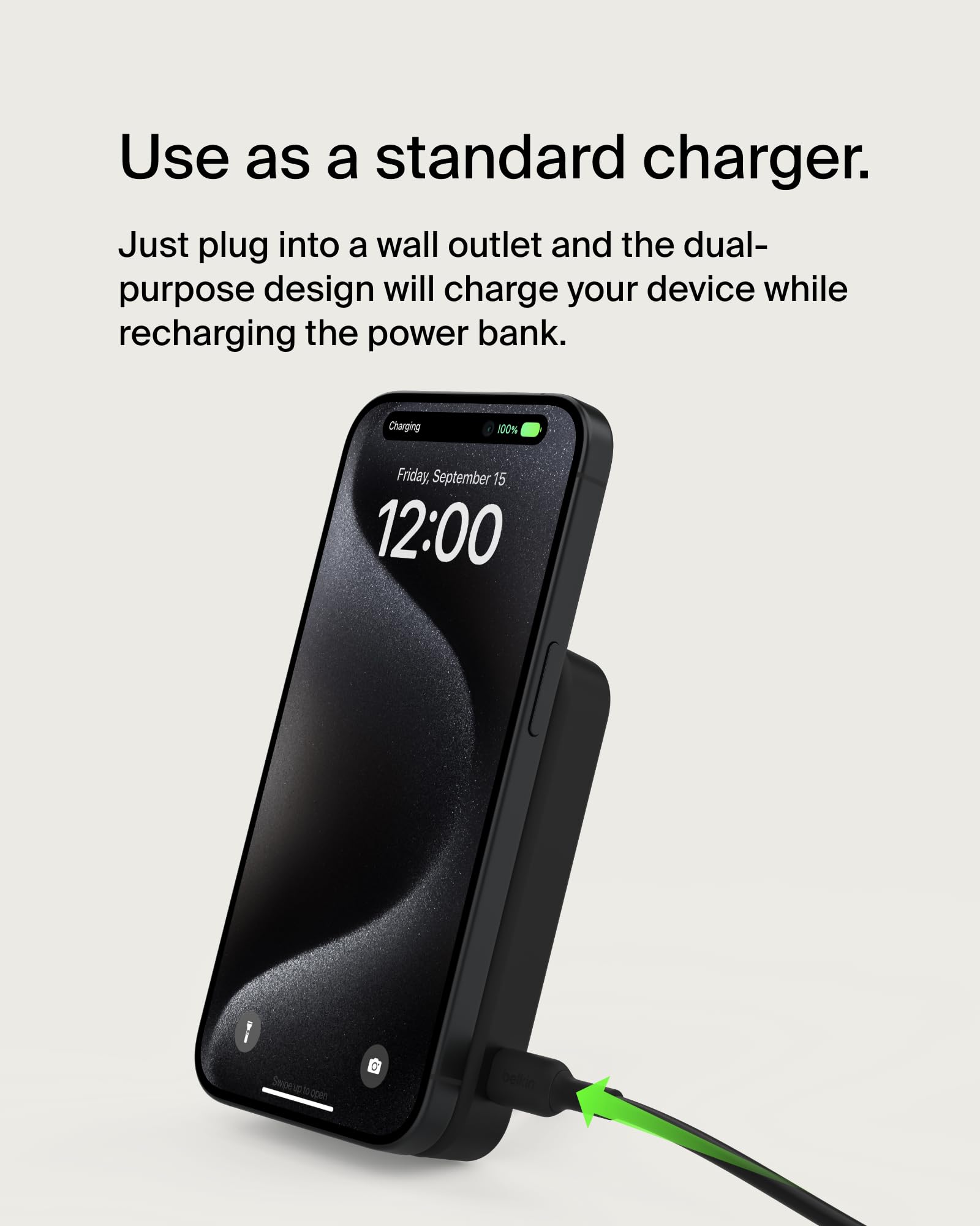 Foto 8 pulgar | Batería Externa Inalámbrica Belkin Boostcharge Pro De 8000 Mah, Color Negro - Venta Internacional.