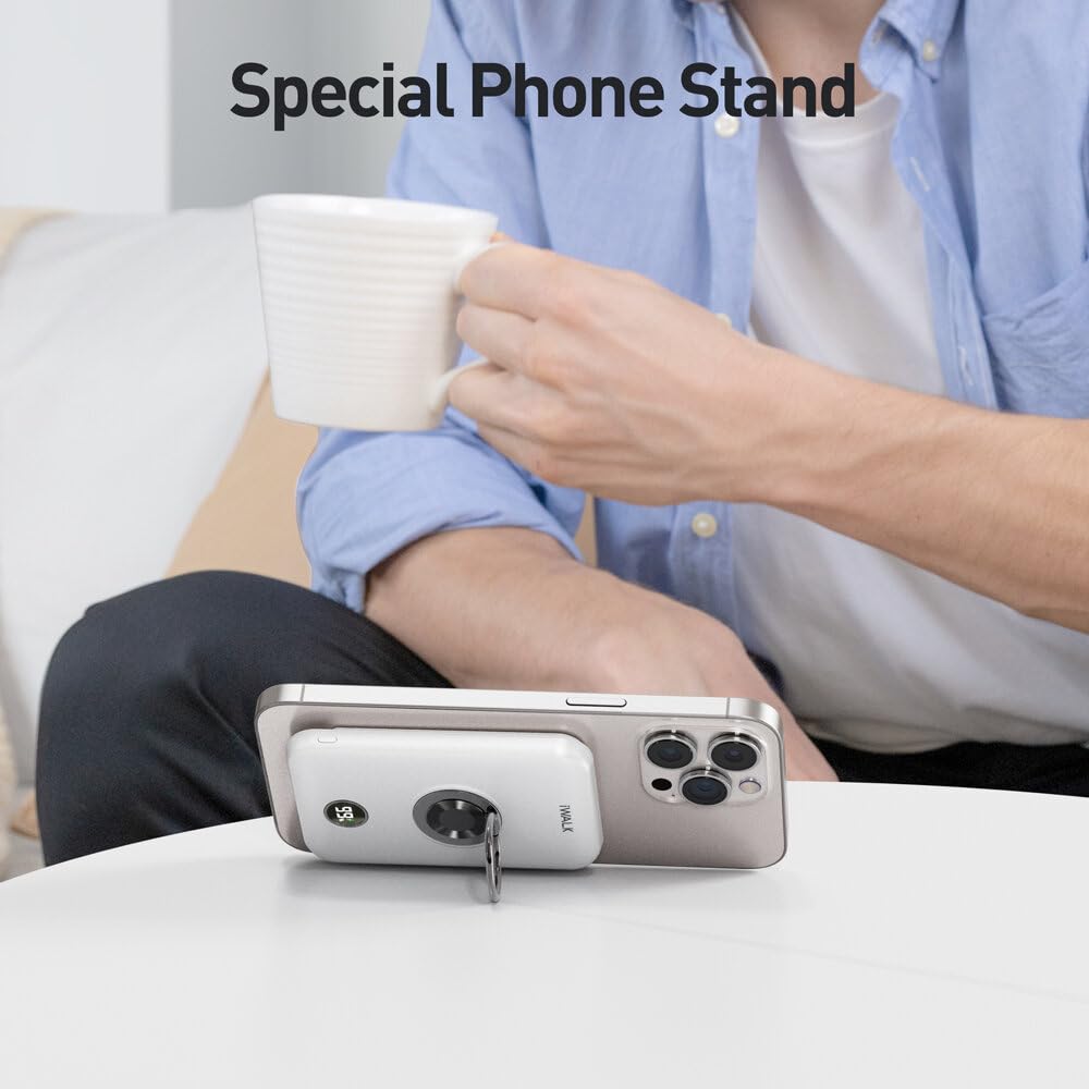 Foto 6 | Batería Externa Inalámbrica Iwalk Magnetic 6000 Mah Para Iphone - Venta Internacional.