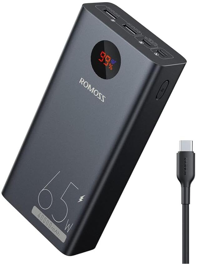 Foto 2 pulgar | Banco De Energía Romoss De 40 000 Mah Y 65 W Con Carga Rápida Usb C - Venta Internacional.
