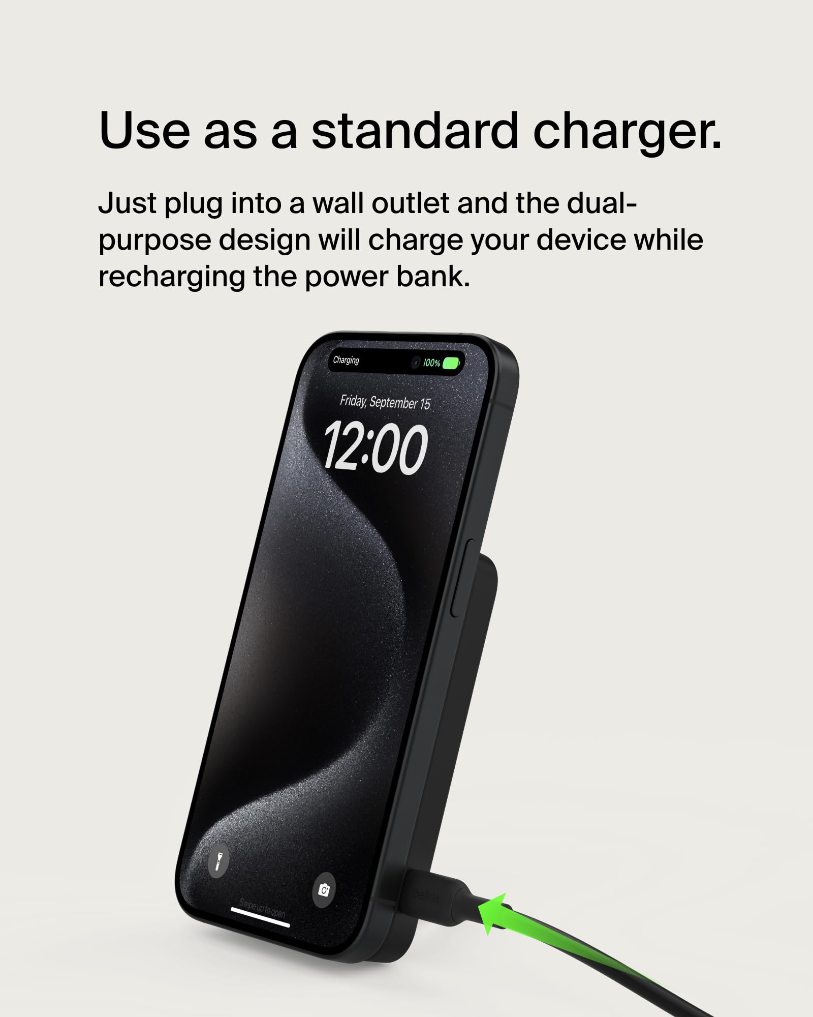 Foto 8 pulgar | Batería Externa Inalámbrica Belkin Boostcharge Pro De 5000 Mah, Color Negro - Venta Internacional.