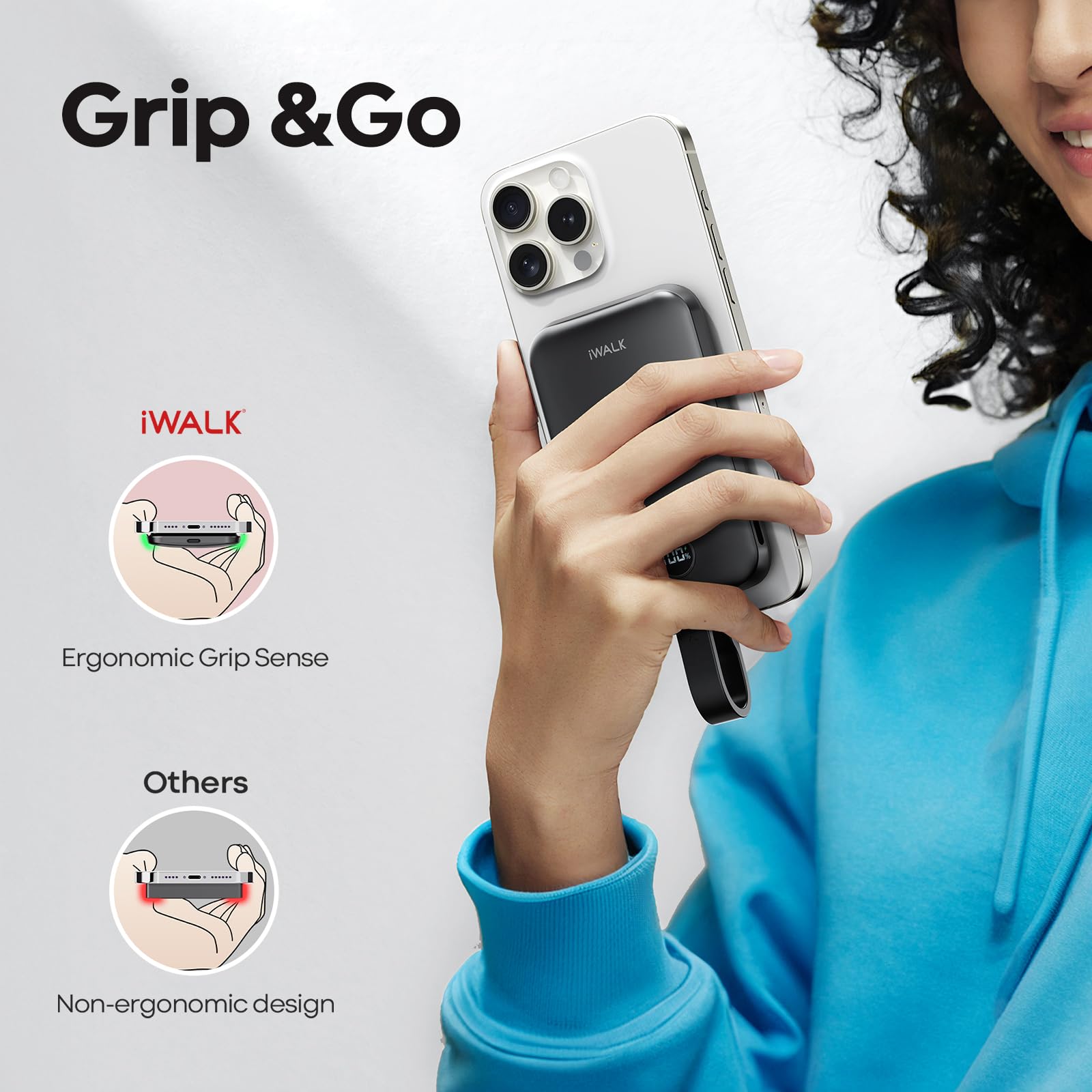 Foto 6 | Cargador Portátil Iwalk Magnetic De 10000 Mah, Banco De Energía Inalámbrico - Venta Internacional.