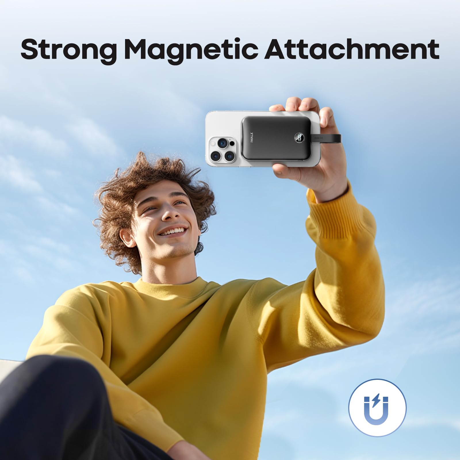 Foto 7 | Cargador Portátil Iwalk Magnetic De 10000 Mah, Banco De Energía Inalámbrico - Venta Internacional.