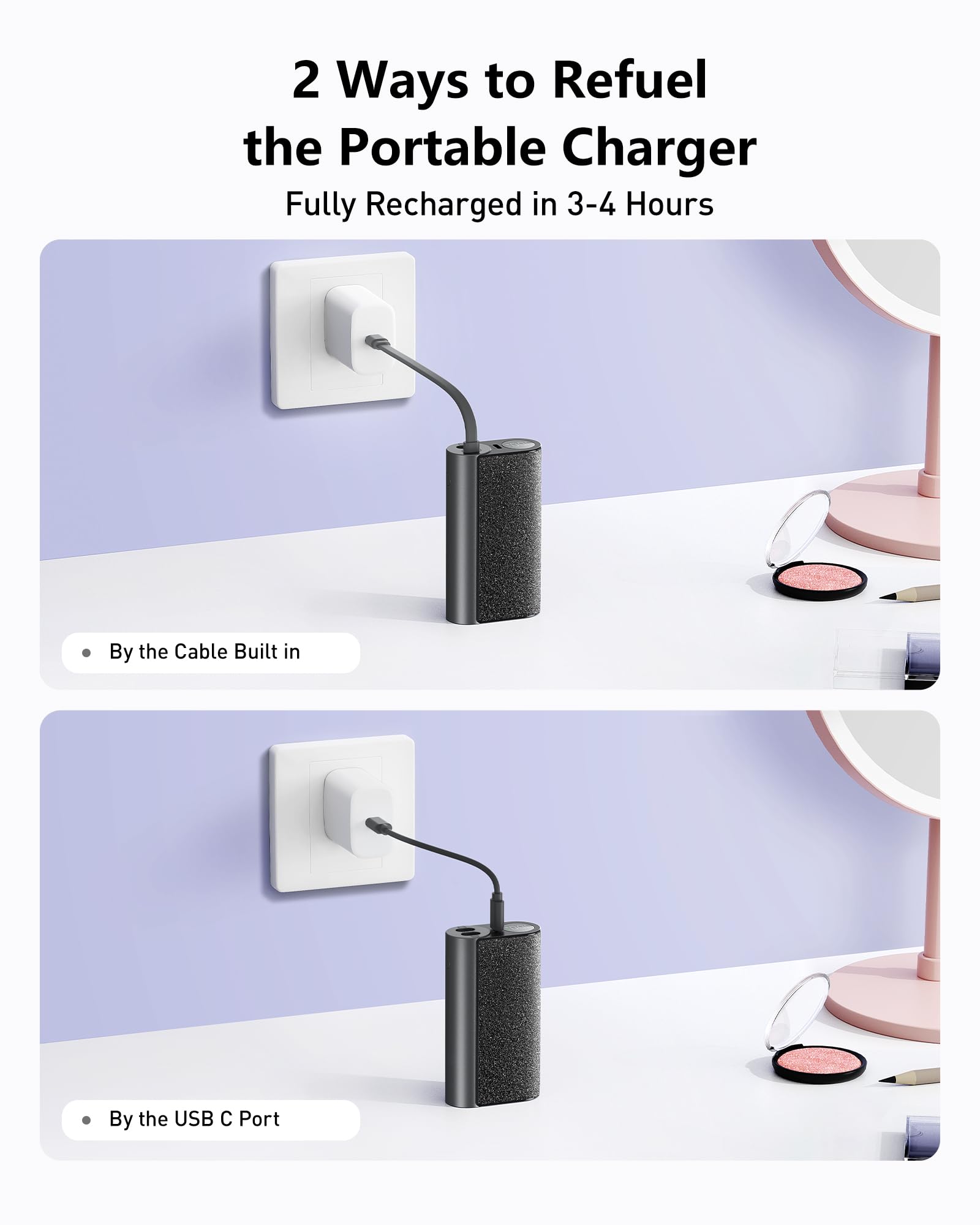 Foto 7 pulgar | Cargador Portátil Compacto Power Bank Veger De 10000 Mah Y 20 W - Venta Internacional.