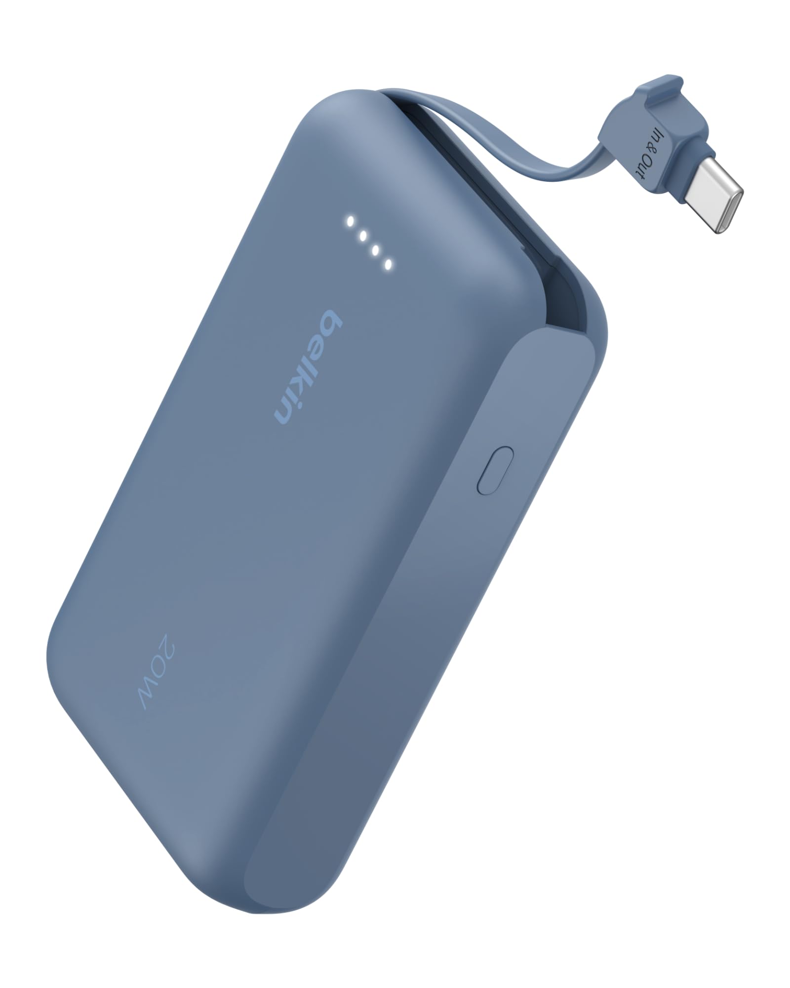 Foto 2 pulgar | Batería Externa Belkin 10k Pd 20w Con Cable Integrado Para Iphone - Venta Internacional.