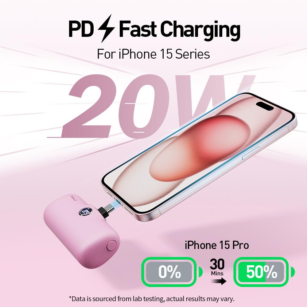 Foto 4 pulgar | Cargador Portátil Iwalk Usb-c 20w 4800mah Para Iphone 15 - Venta Internacional.