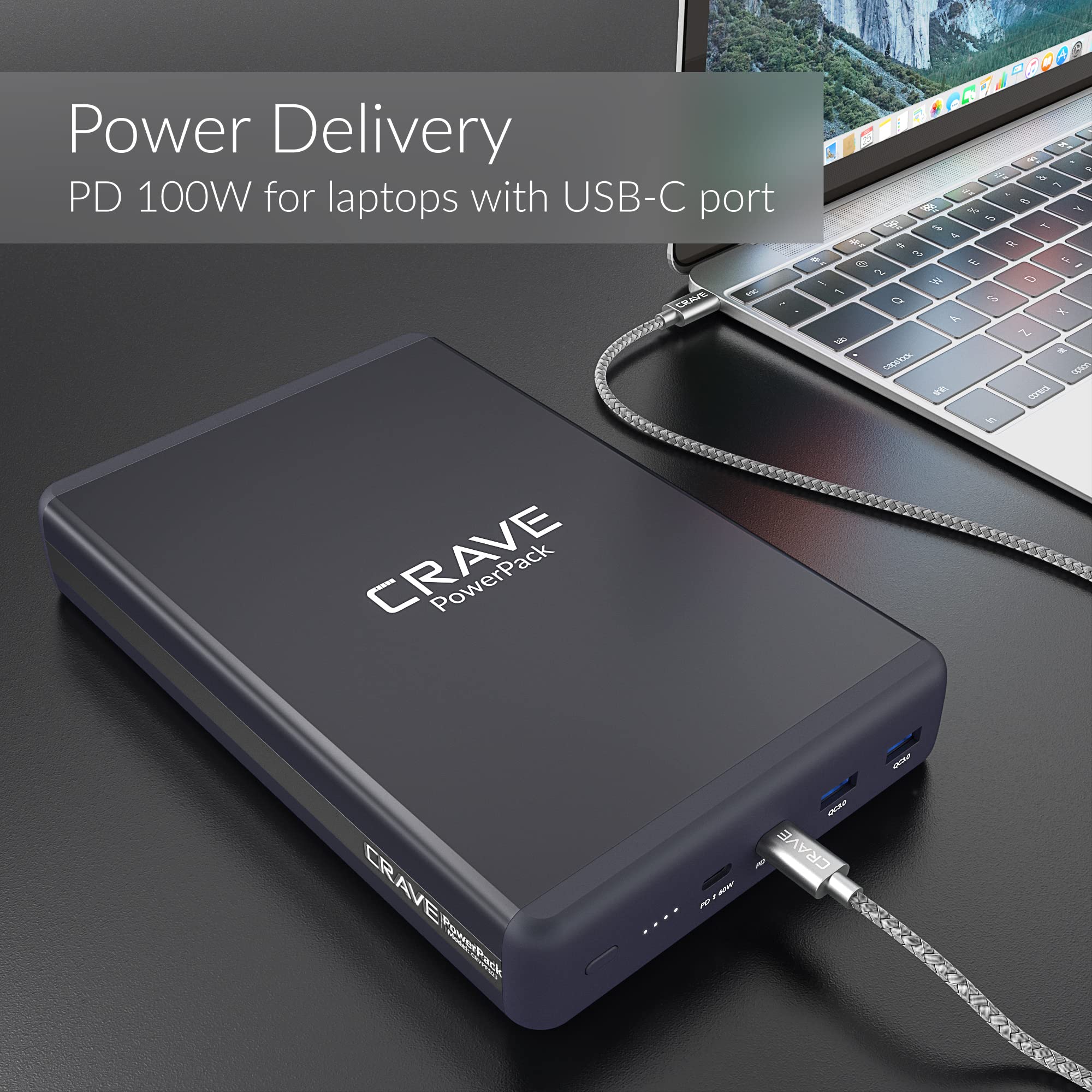 Foto 3 pulgar | Batería Externa Crave Pd Powerpack De 5000 Mah Con Usb-c Pd 3.0 De 100 W - Venta Internacional.