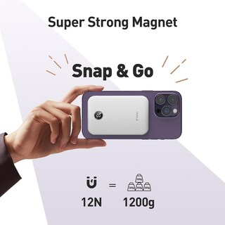 Foto 3 | Cargador Portátil Iwalk Magnetic 5000 Mah 18 W Para Iphone Blanco - Venta Internacional.
