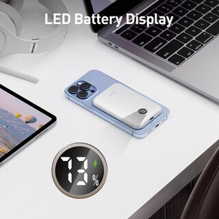 Foto 6 | Cargador Portátil Iwalk Magnetic 5000 Mah 18 W Para Iphone Blanco - Venta Internacional.