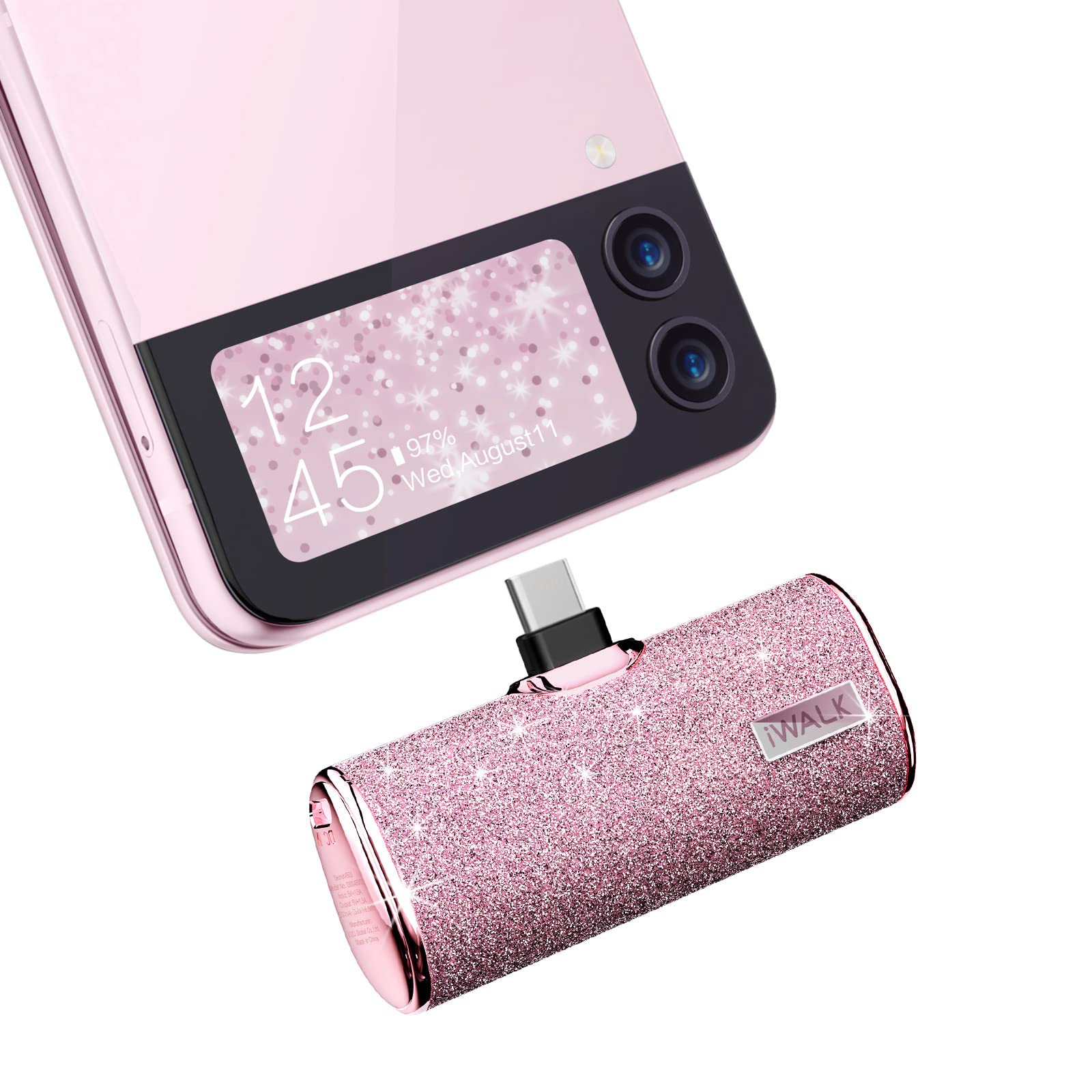Foto 2 pulgar | Cargador Portátil Iwalk 4500mah Usb-c Rosa Para Iphone/samsung - Venta Internacional.