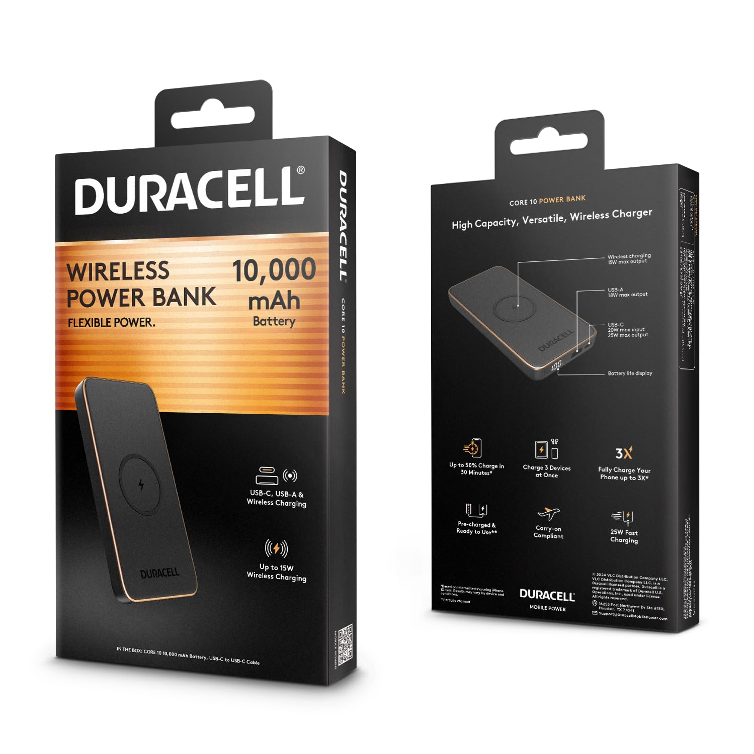 Foto 6 pulgar | Cargador Portátil Duracell Core 10 Power Bank De 10.000 Mah - Venta Internacional.
