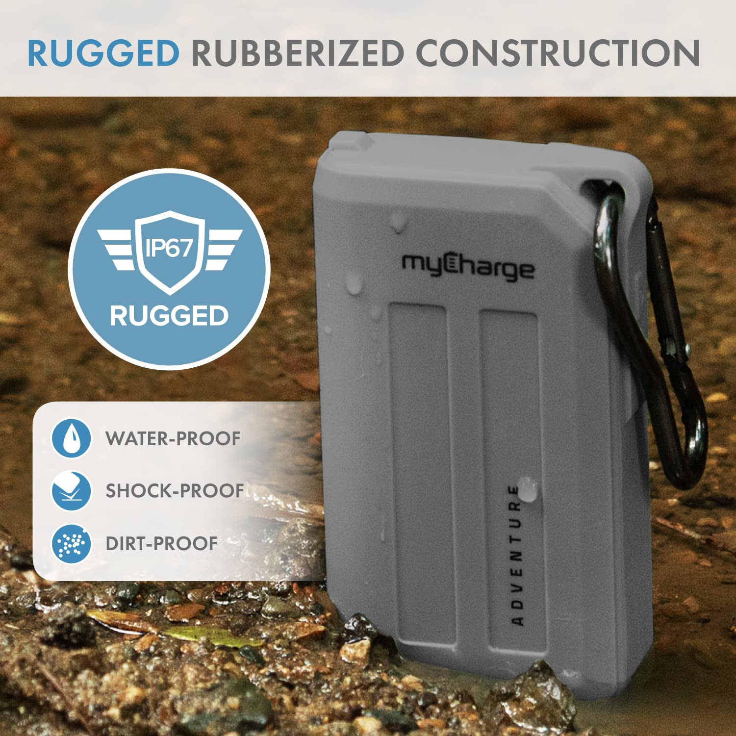 Foto 5 pulgar | Cargador Portátil Mycharge Adventure Waterproof 10050 Mah - Venta Internacional.