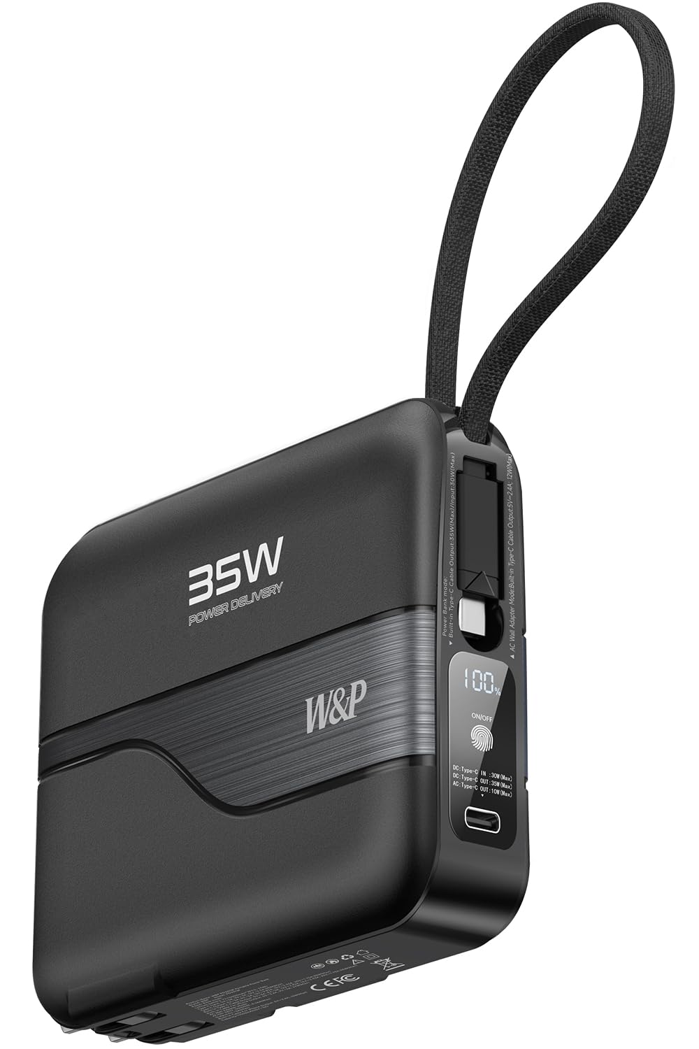 Foto 2 pulgar | Cargador 4 En 1 Power Bank W&p De Carga Rápida De 35 W, 20 000 Mah - Venta Internacional.